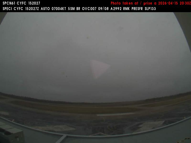 Web Cam image of Fredericton Airport (South West)