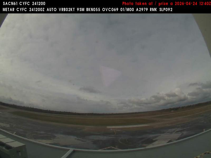 Web Cam image of Fredericton Airport (South West)