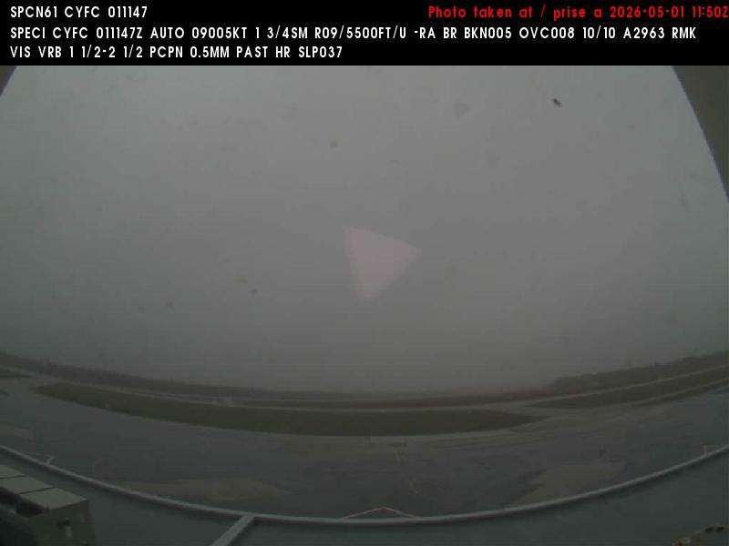 Web Cam image of Fredericton Airport (South West)
