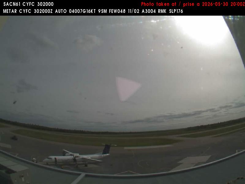 Web Cam image of Fredericton Airport (South West)