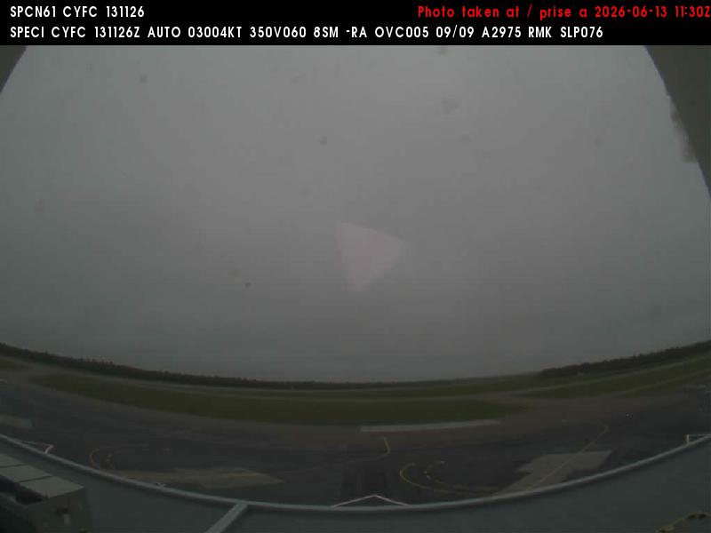 Web Cam image of Fredericton Airport (South West)