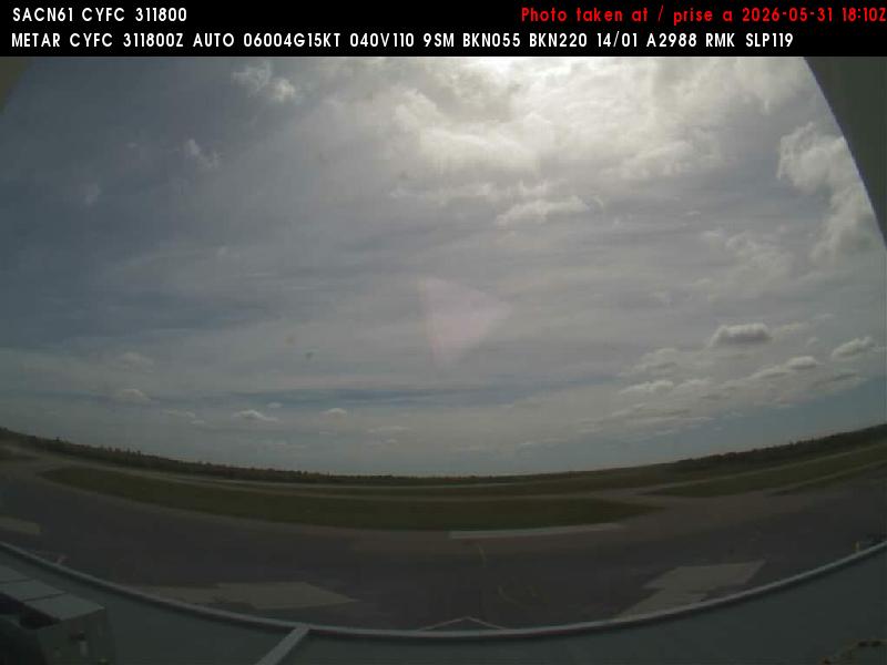Web Cam image of Fredericton Airport (South West)