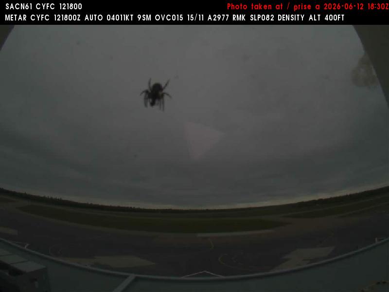 Web Cam image of Fredericton Airport (South West)