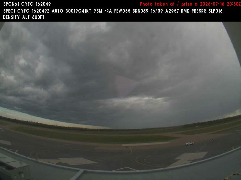 Web Cam image of Fredericton Airport (South West)
