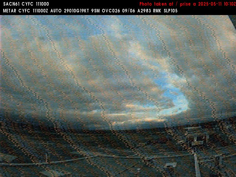 Web Cam image of Fredericton Airport (West)