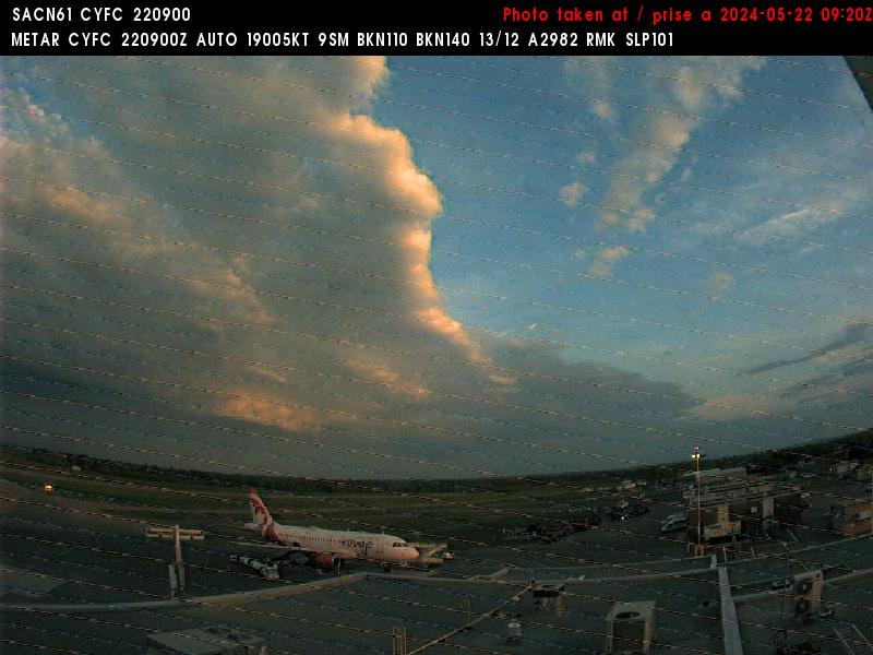 Web Cam image of Fredericton Airport (West)
