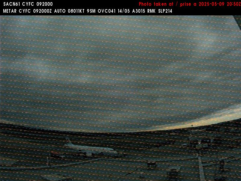 Web Cam image of Fredericton Airport (West)