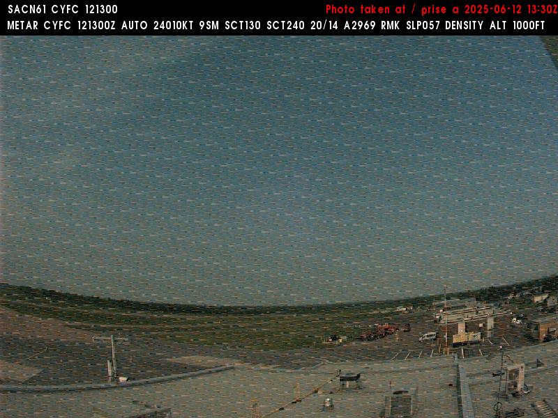 Web Cam image of Fredericton Airport (West)