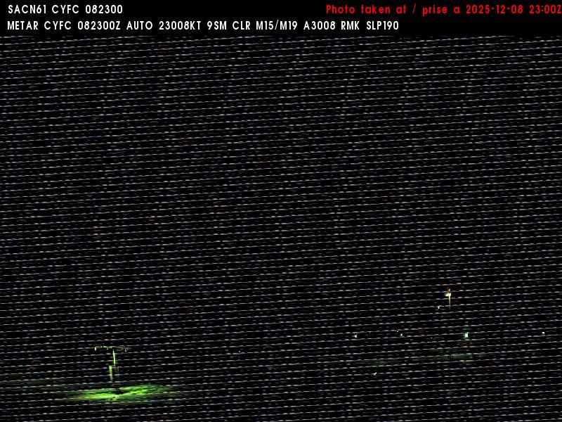 Web Cam image of Fredericton Airport (West)