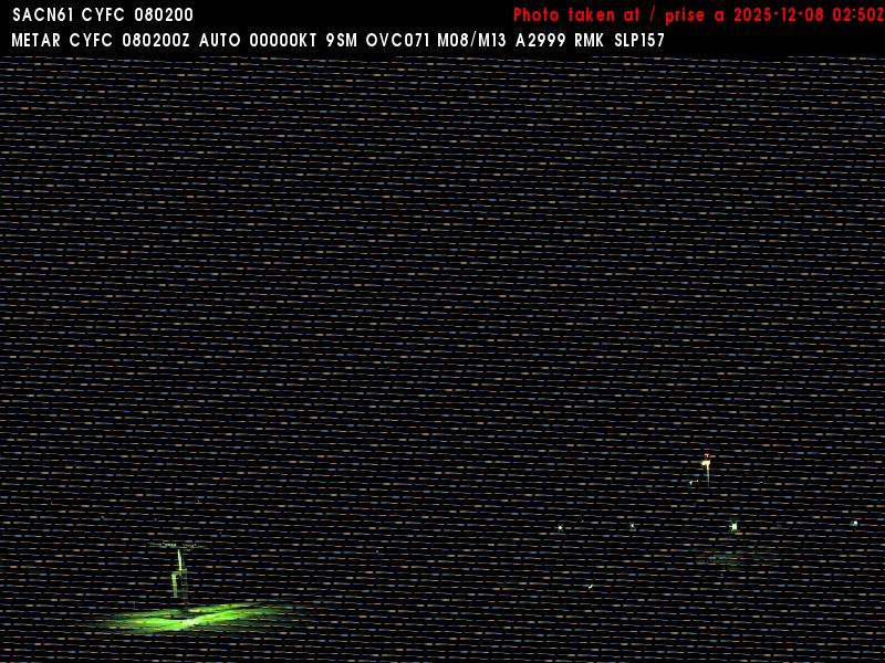 Web Cam image of Fredericton Airport (West)