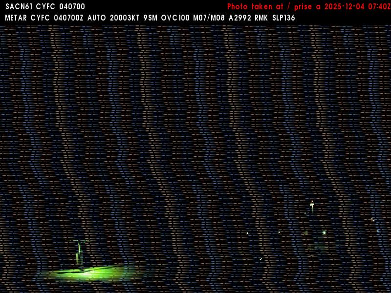 Web Cam image of Fredericton Airport (West)