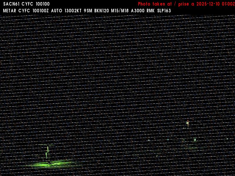Web Cam image of Fredericton Airport (West)