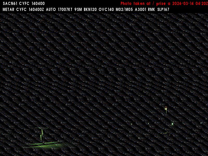 Web Cam image of Fredericton Airport (West)