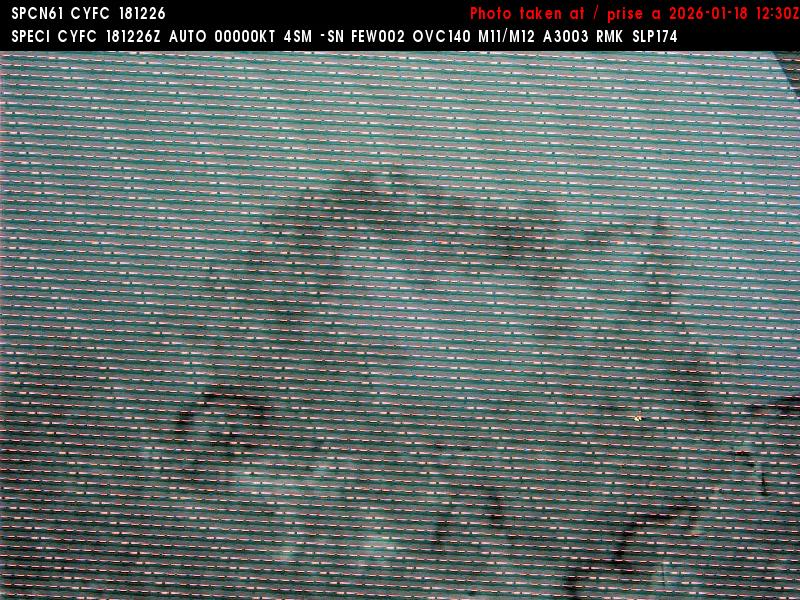 Web Cam image of Fredericton Airport (West)