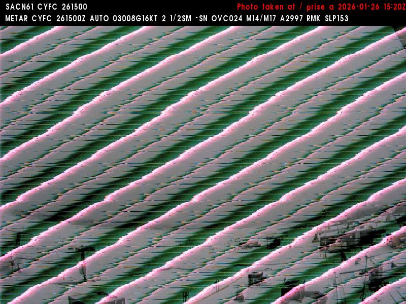 Web Cam image of Fredericton Airport (West)