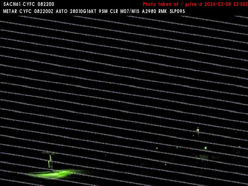 Web Cam image of Fredericton Airport (West)