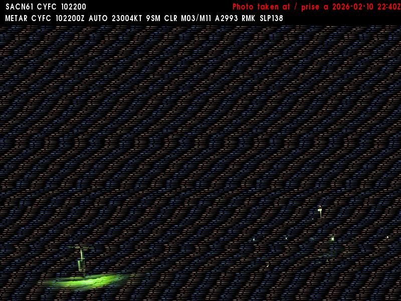 Web Cam image of Fredericton Airport (West)