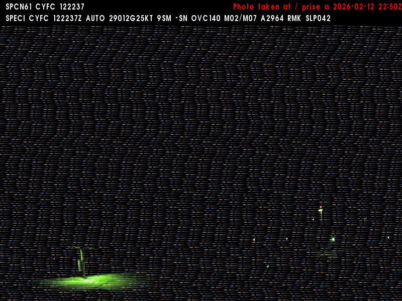 Web Cam image of Fredericton Airport (West)