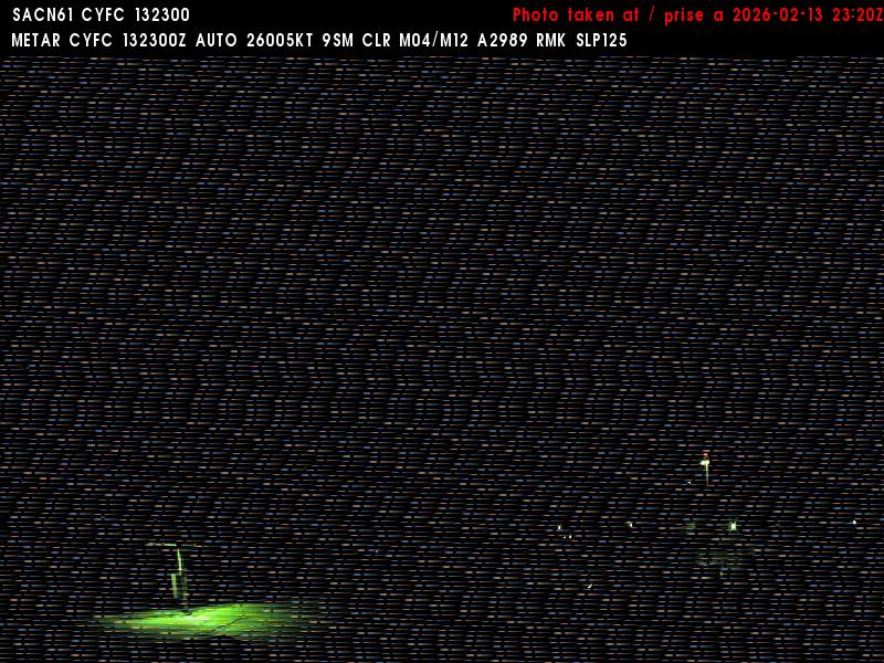 Web Cam image of Fredericton Airport (West)