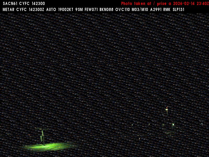 Web Cam image of Fredericton Airport (West)