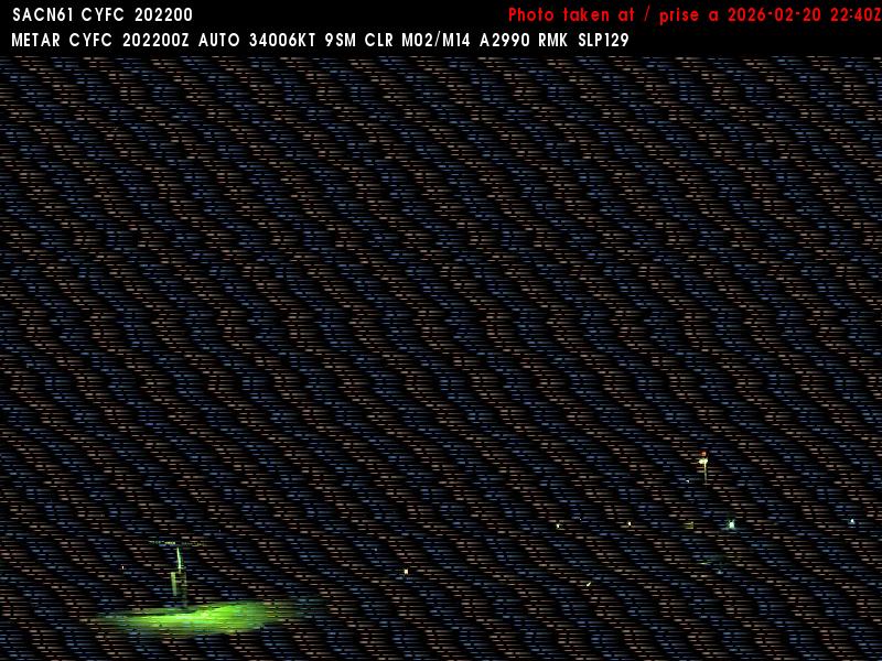 Web Cam image of Fredericton Airport (West)