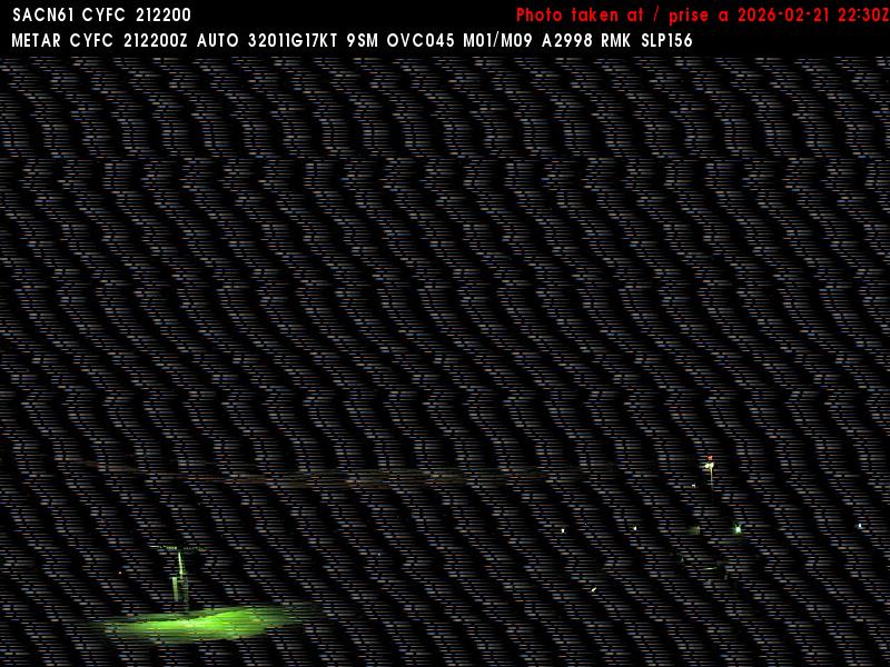 Web Cam image of Fredericton Airport (West)