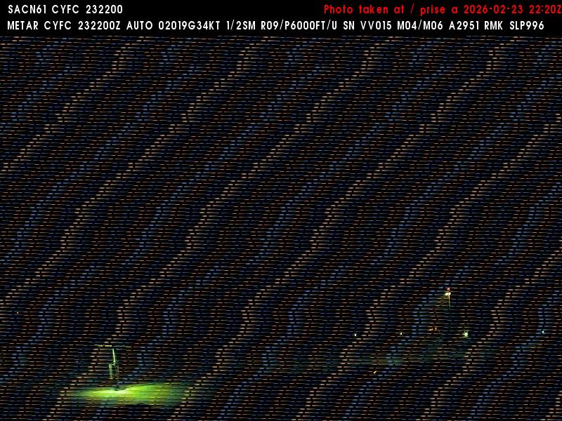 Web Cam image of Fredericton Airport (West)