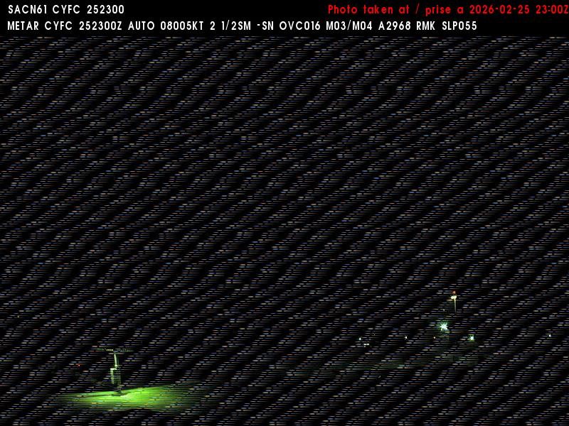 Web Cam image of Fredericton Airport (West)