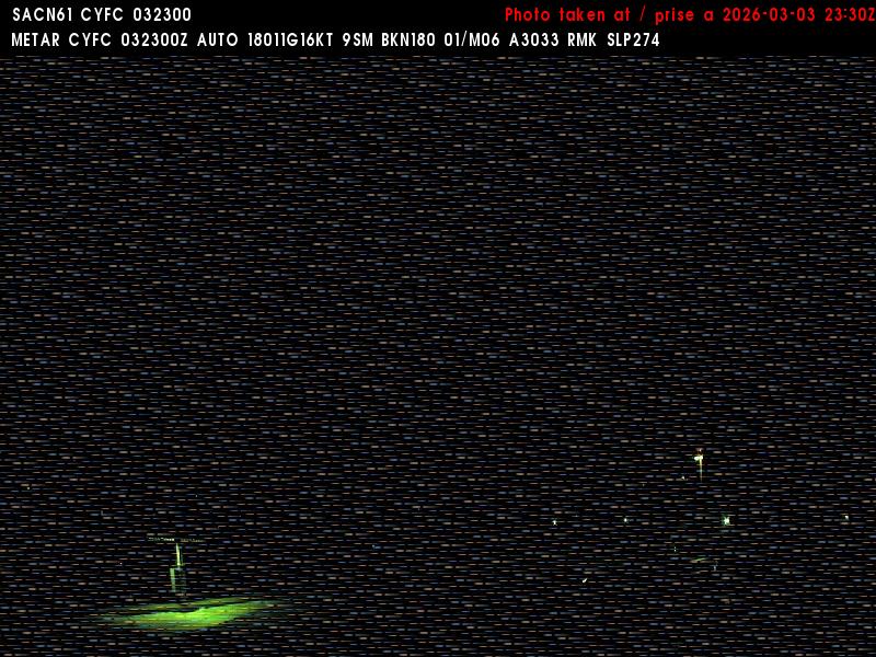 Web Cam image of Fredericton Airport (West)