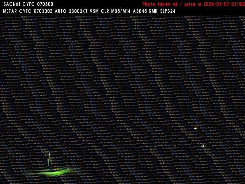 Web Cam image of Fredericton Airport (West)