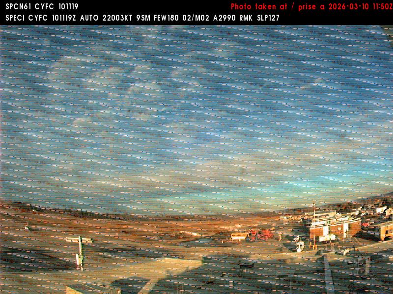 Web Cam image of Fredericton Airport (West)