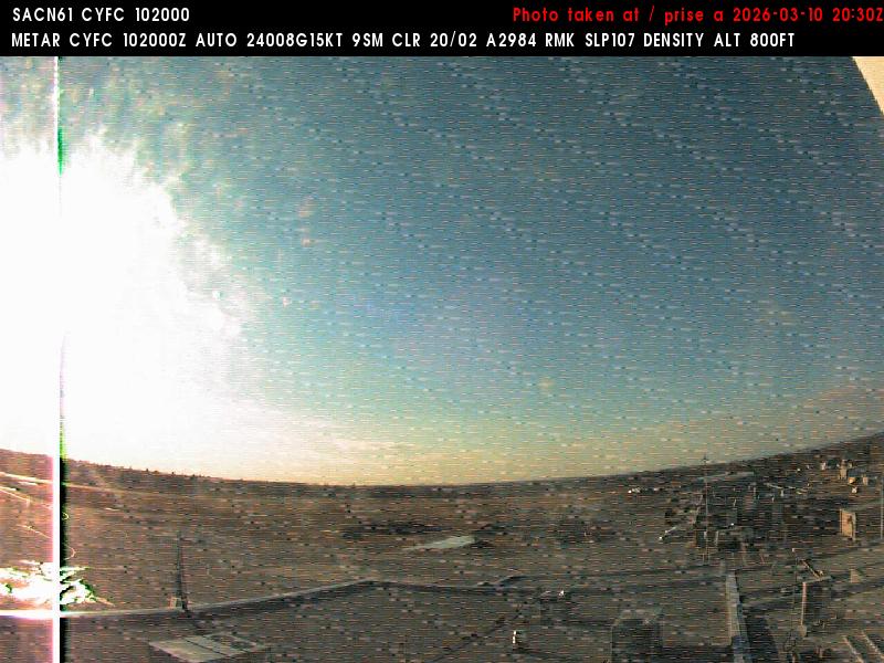 Web Cam image of Fredericton Airport (West)