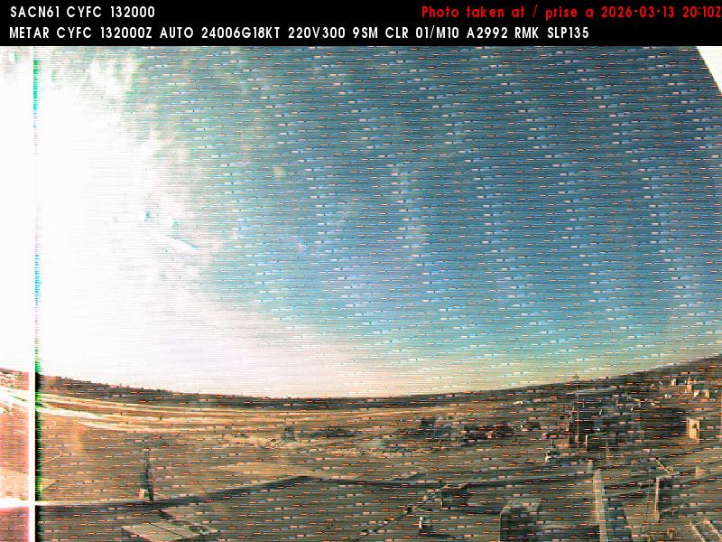 Web Cam image of Fredericton Airport (West)