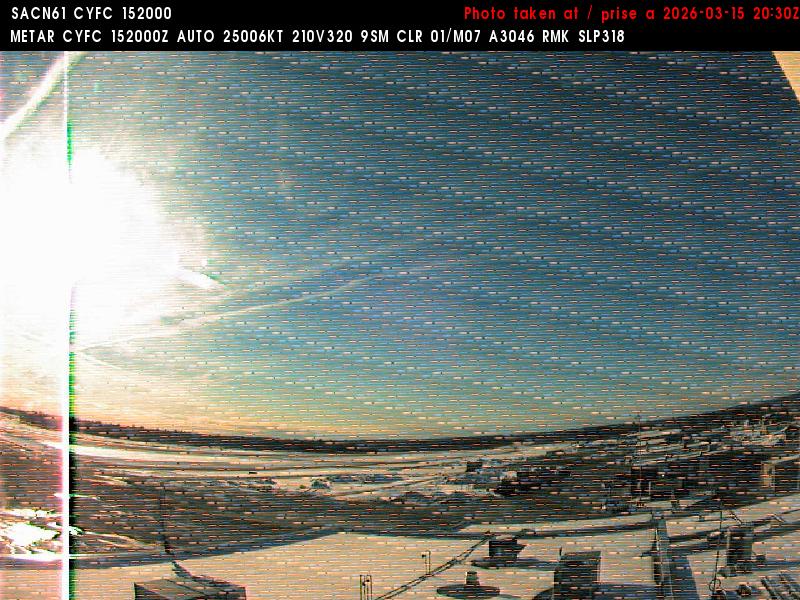 Web Cam image of Fredericton Airport (West)