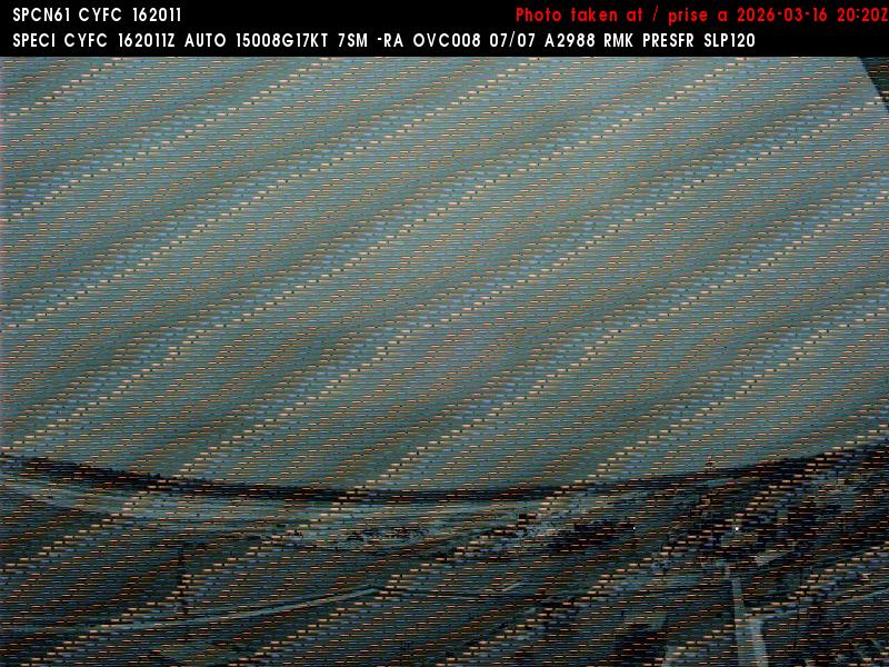 Web Cam image of Fredericton Airport (West)