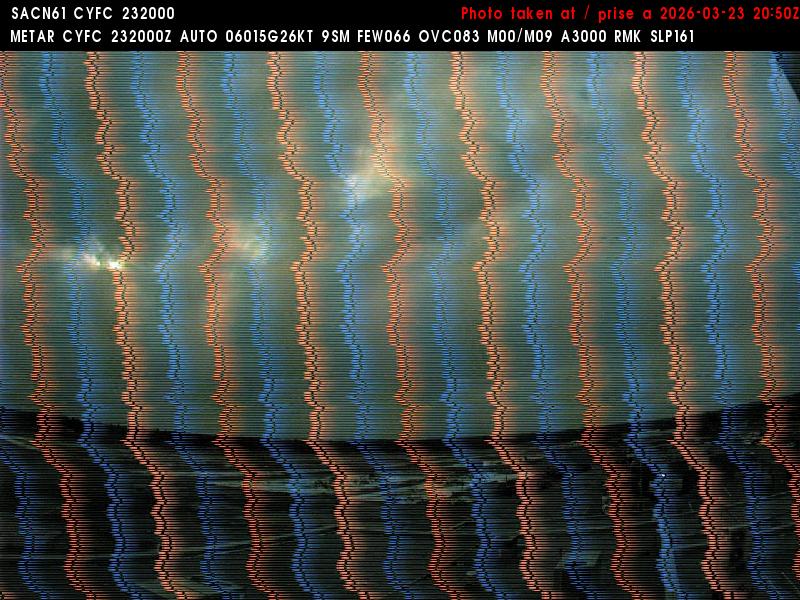 Web Cam image of Fredericton Airport (West)