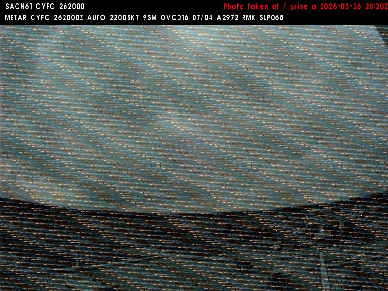 Web Cam image of Fredericton Airport (West)