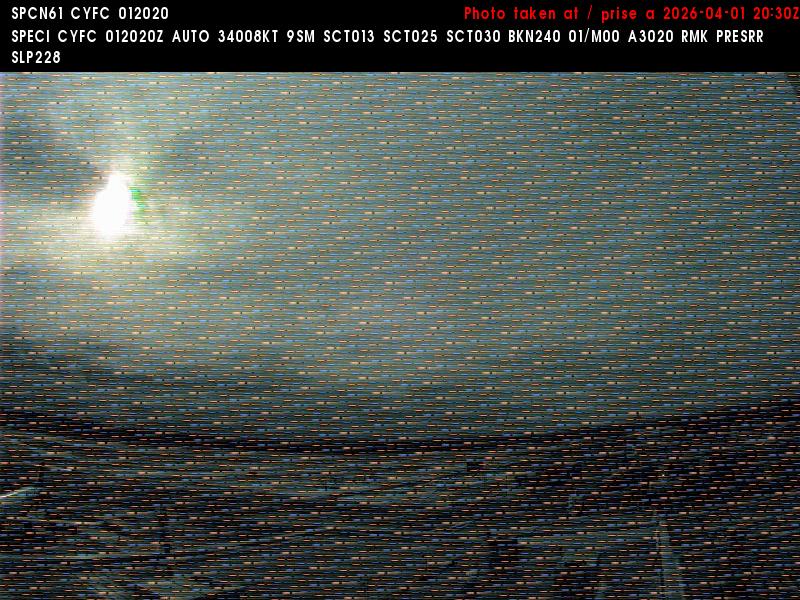 Web Cam image of Fredericton Airport (West)