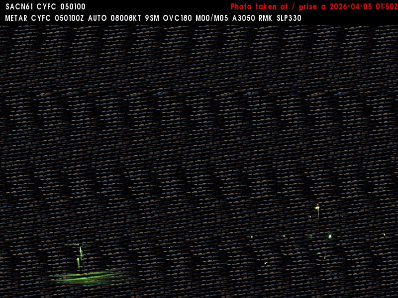 Web Cam image of Fredericton Airport (West)