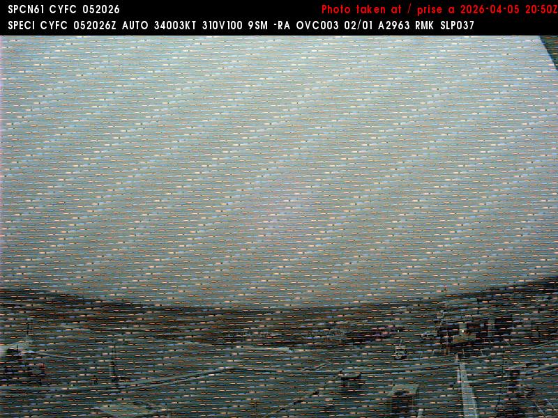 Web Cam image of Fredericton Airport (West)