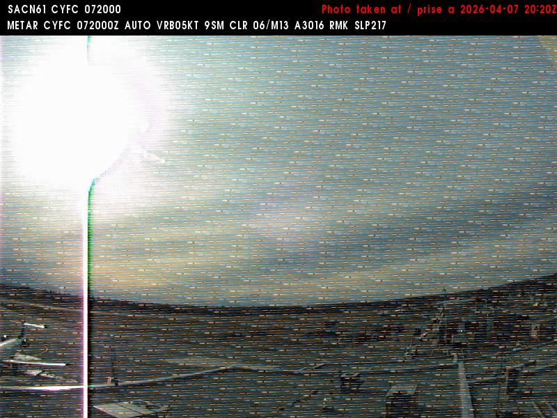 Web Cam image of Fredericton Airport (West)