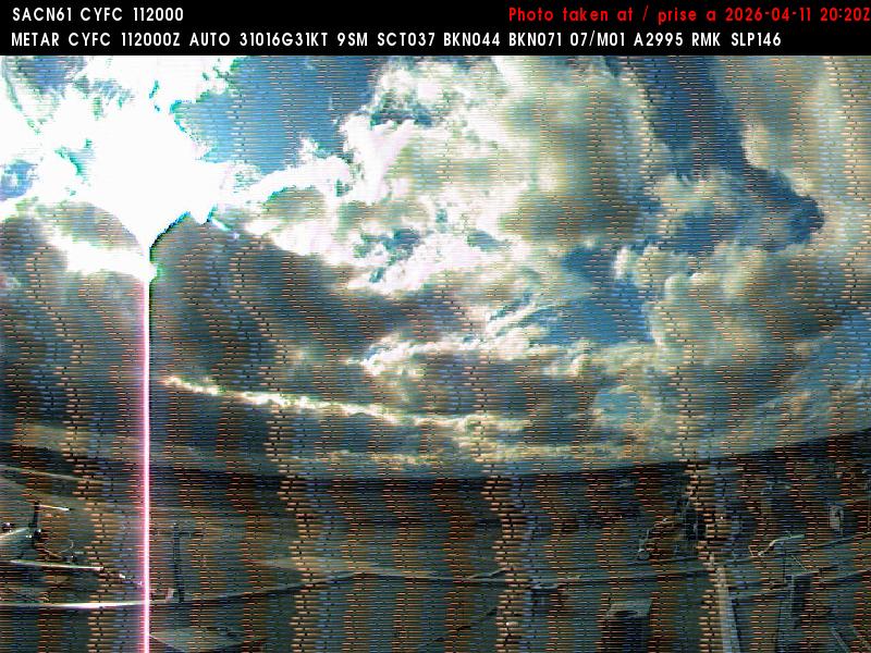 Web Cam image of Fredericton Airport (West)