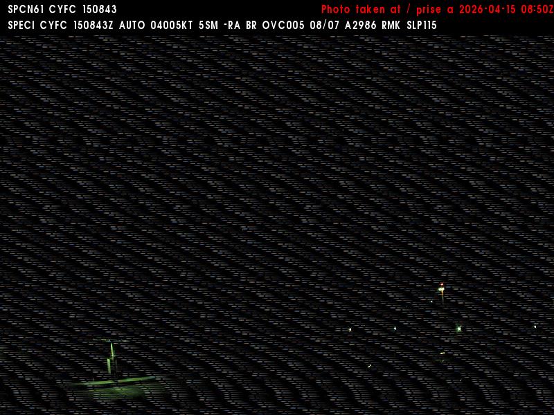 Web Cam image of Fredericton Airport (West)