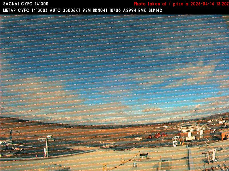 Web Cam image of Fredericton Airport (West)