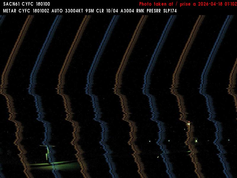 Web Cam image of Fredericton Airport (West)