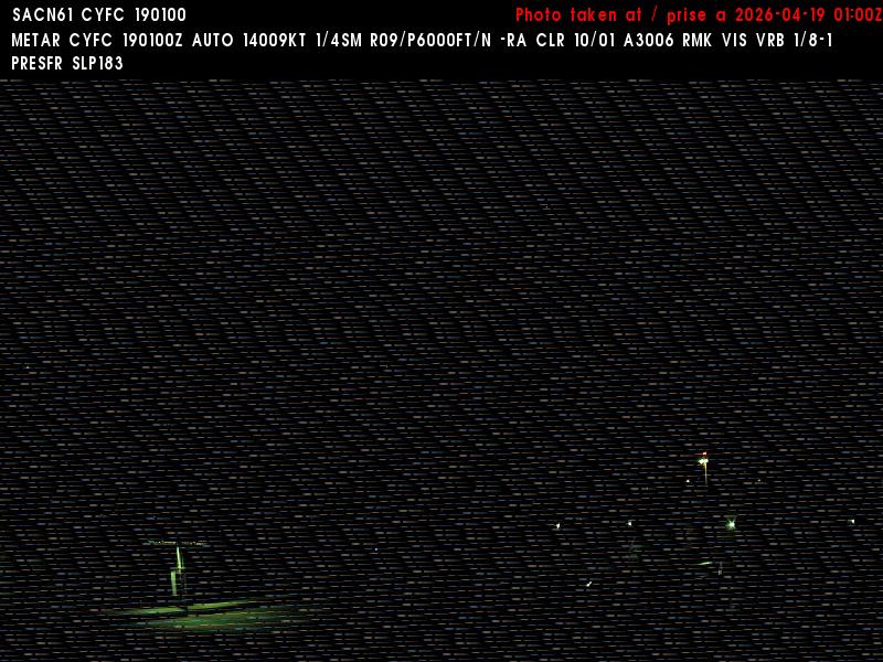 Web Cam image of Fredericton Airport (West)