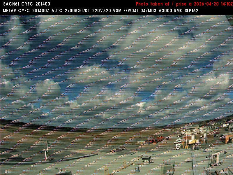 Web Cam image of Fredericton Airport (West)