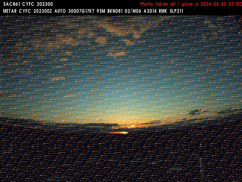 Web Cam image of Fredericton Airport (West)