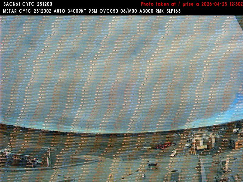 Web Cam image of Fredericton Airport (West)