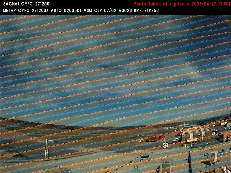 Web Cam image of Fredericton Airport (West)